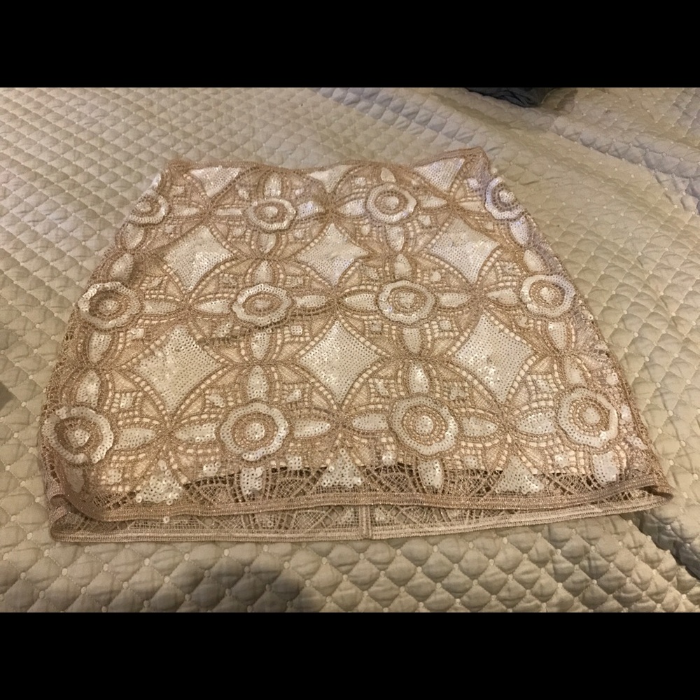 Sequined skirt from express